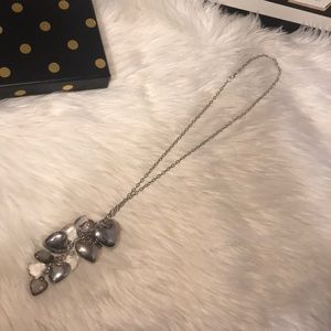 🌸Long heart cluster necklace
